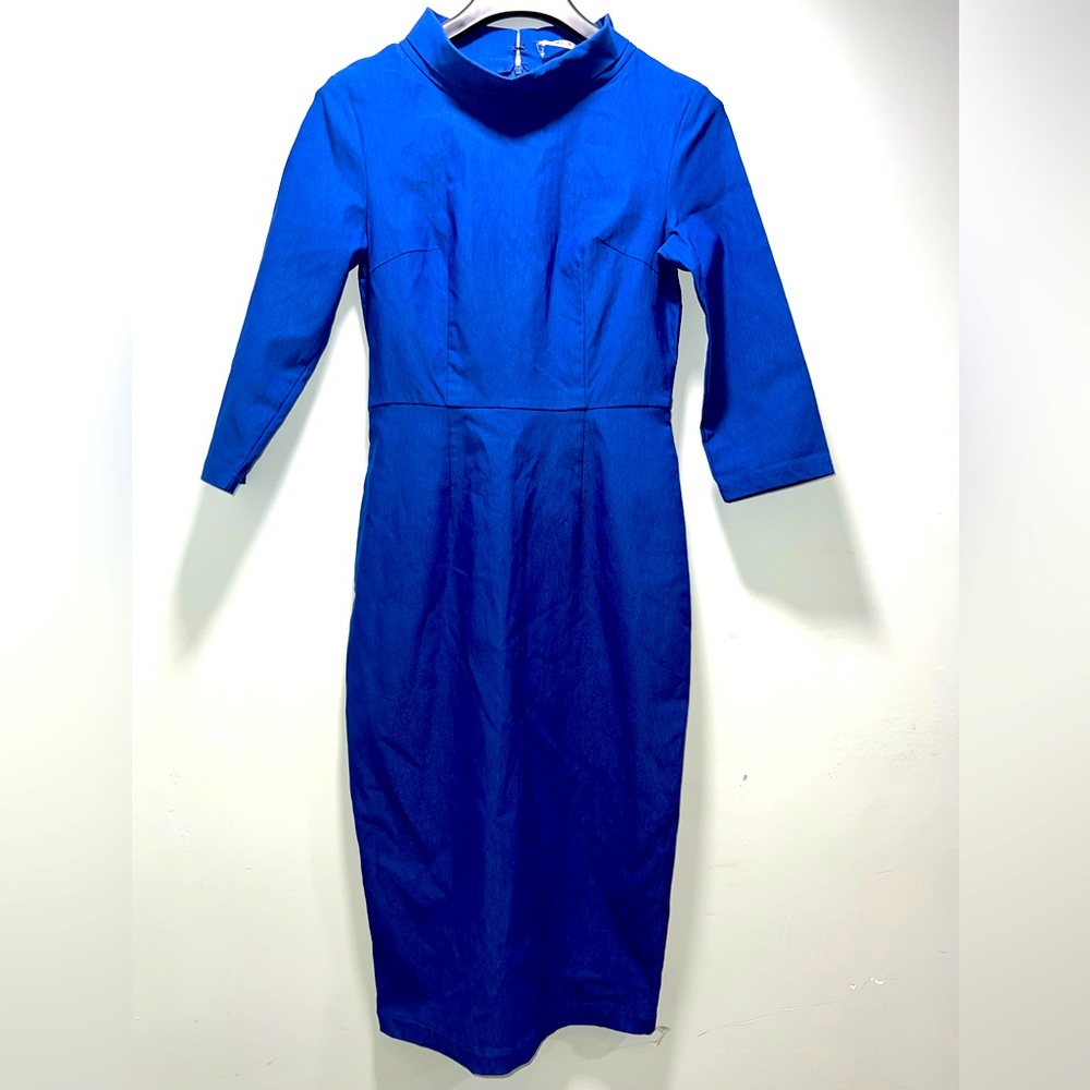 Muxxn women’s Royal blue dress, slim fit size medium
